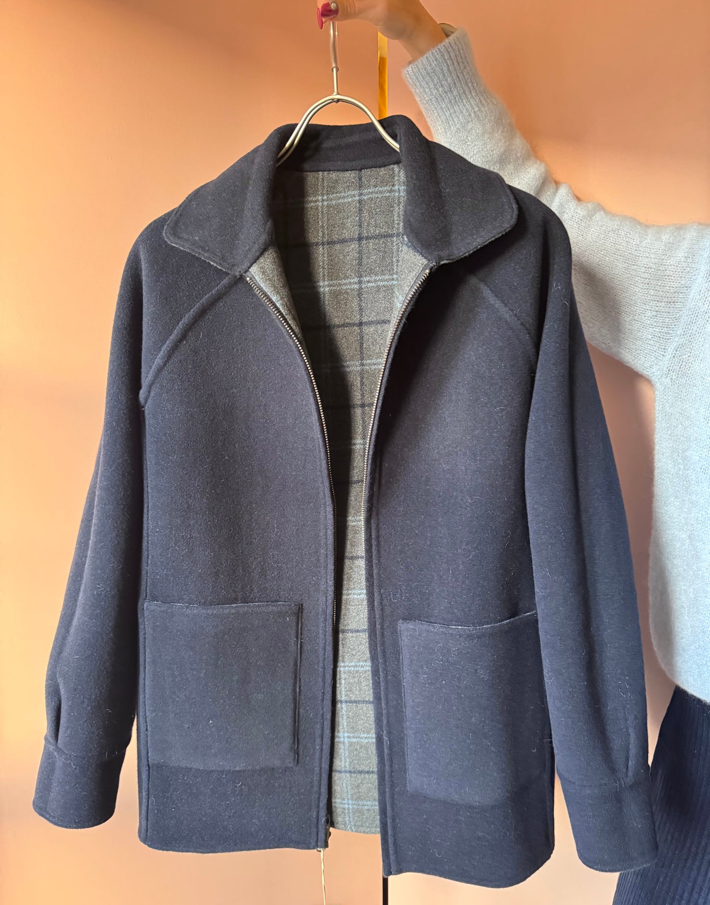 Giacca reversibile quadri NiceThings