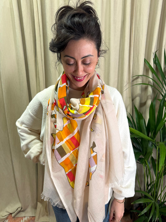 Sciarpa Planisfero Storiatipic