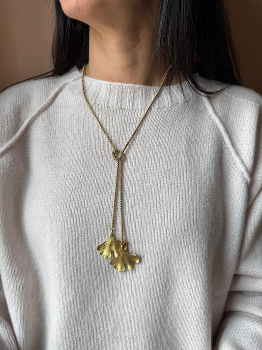 Collana lunga Gingko