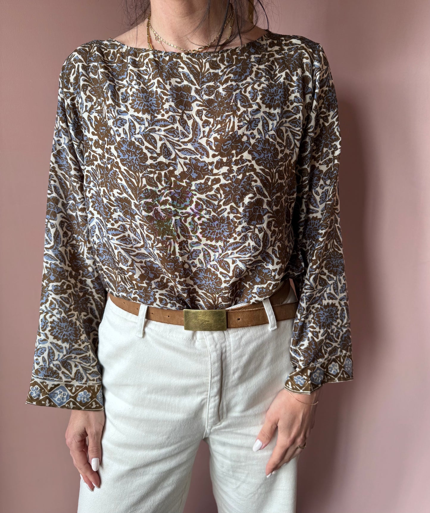 Blusa in seta