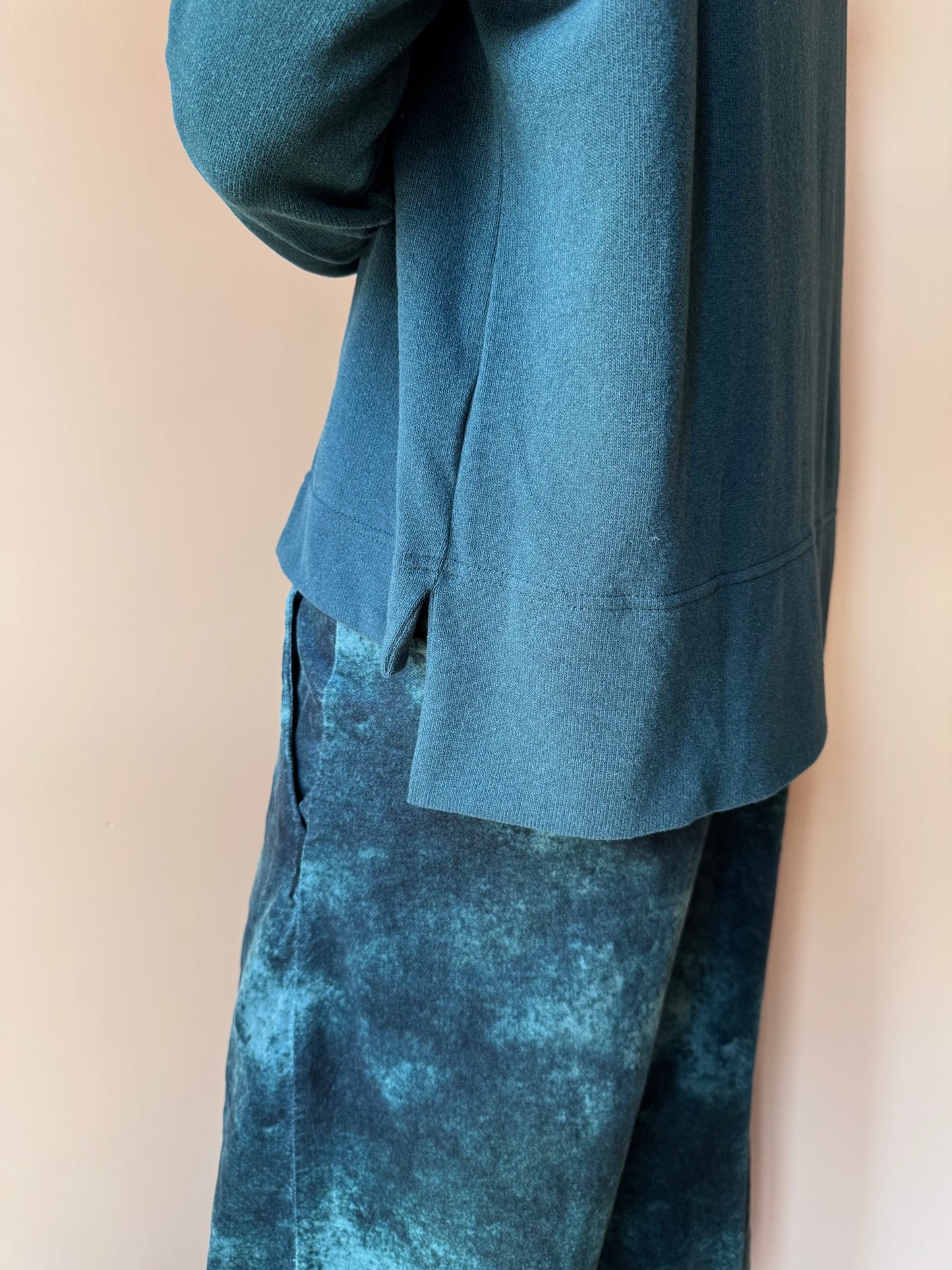 Maglia Alison petrolio Mama B