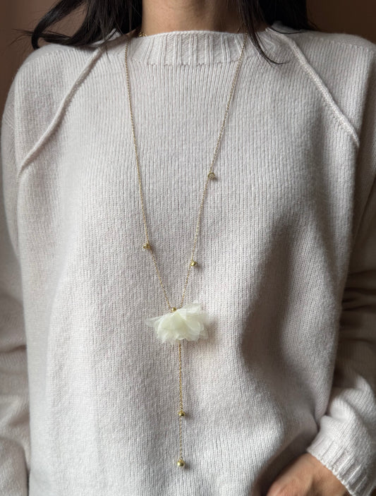 Collana lunga fiocco