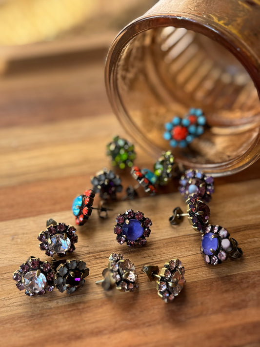 Orecchini Margheritina strass Unique