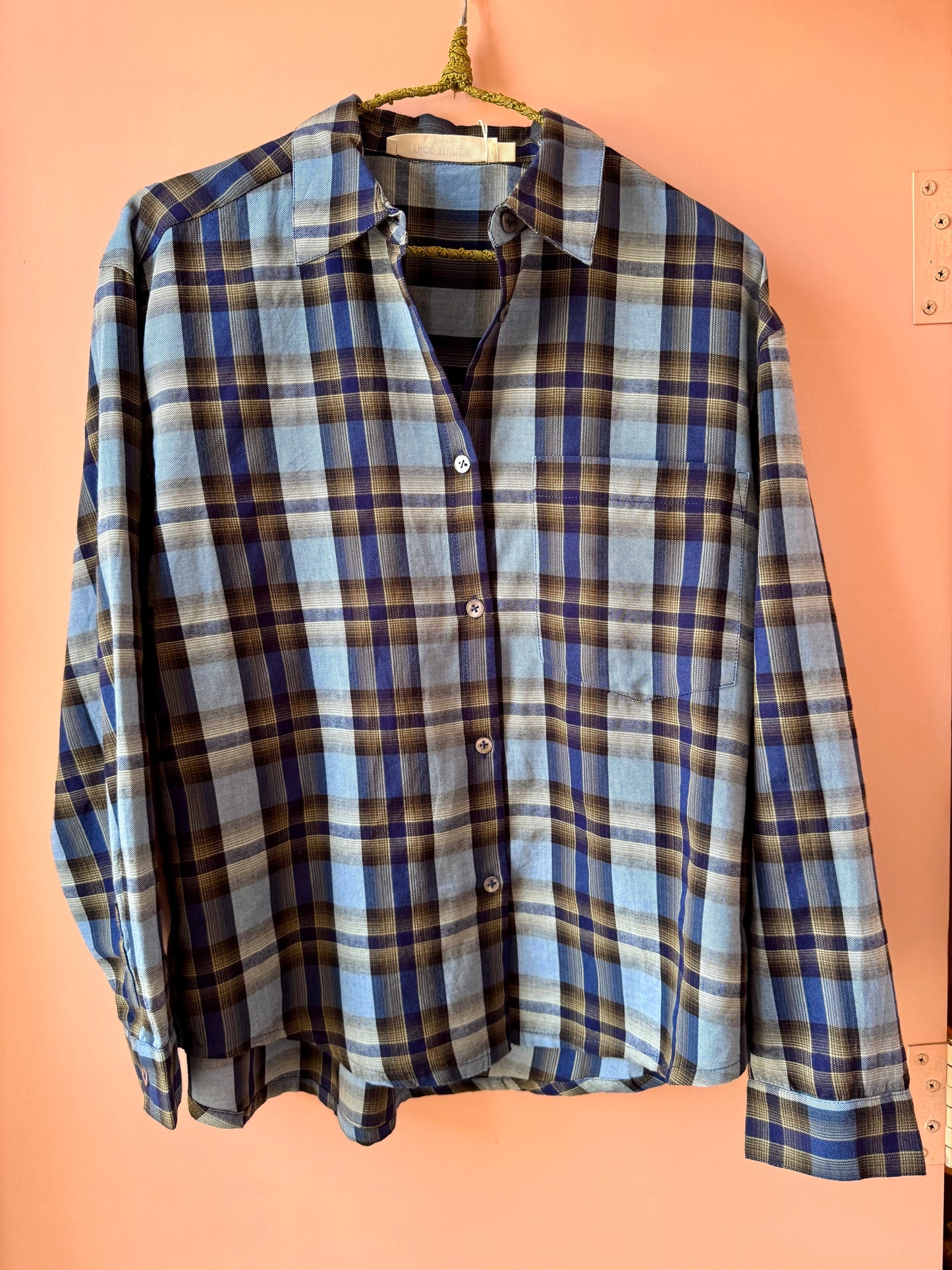 Camicia check azzurro Nice Things