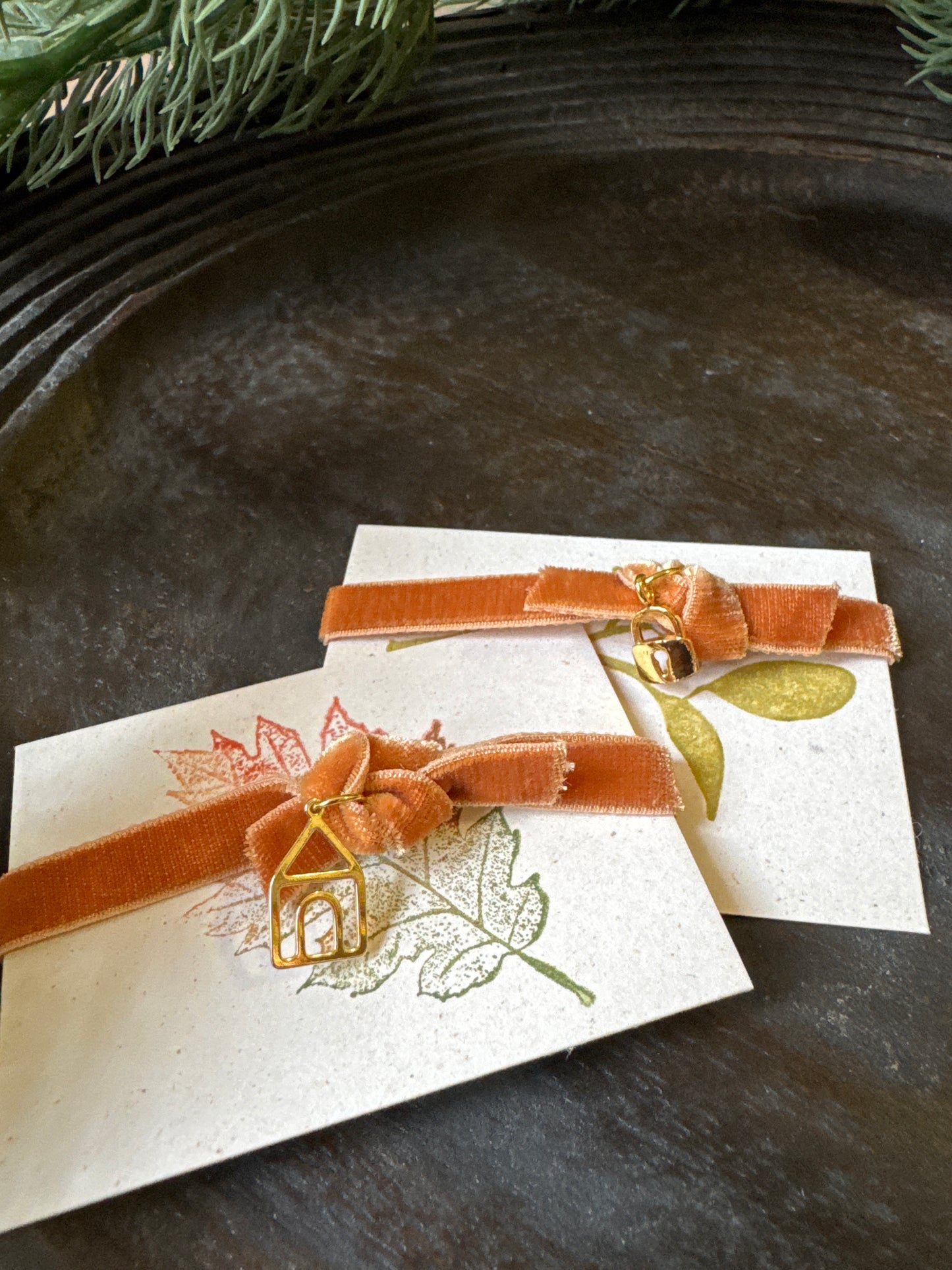 Bracciali in velluto Brioche Handmade