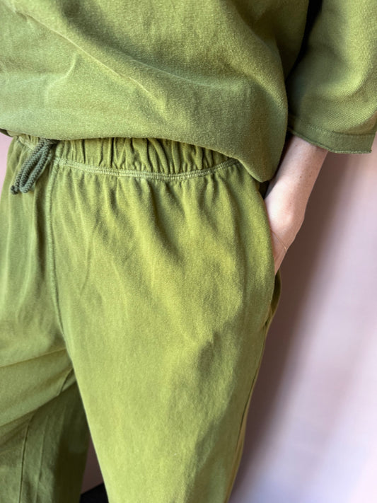 Pantaloni AFO verde American Vintage