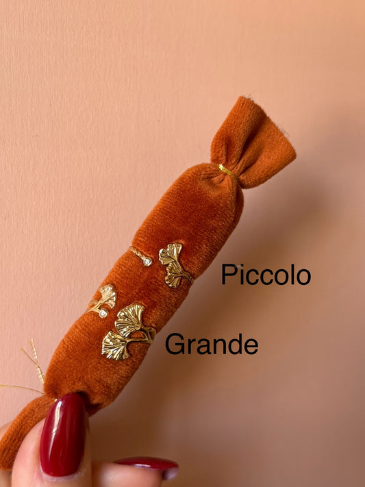 Anelli Gingko con brillo