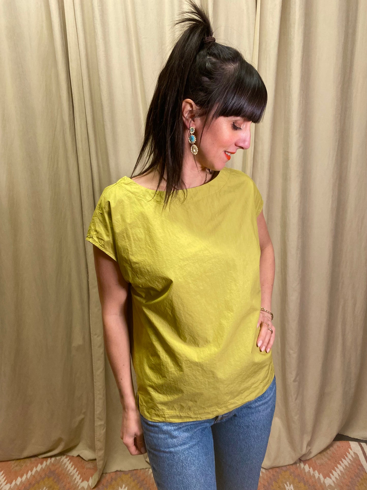 Top in cotone Lime Bottega Chilometri Zero