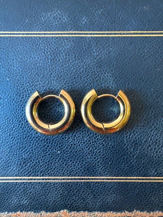 Orecchini cerchio bombato