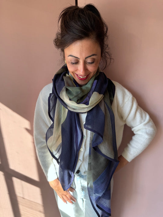 Sciarpa Zoey Navy SHALLS