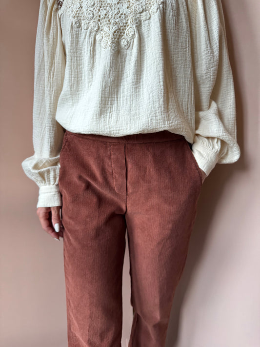 Pantaloni Pacifio cognac Diega
