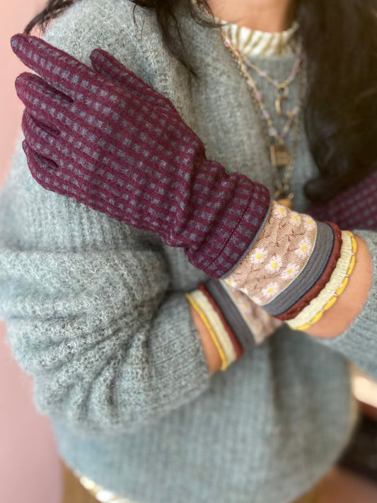 Guanti fiorellini Exquisite J