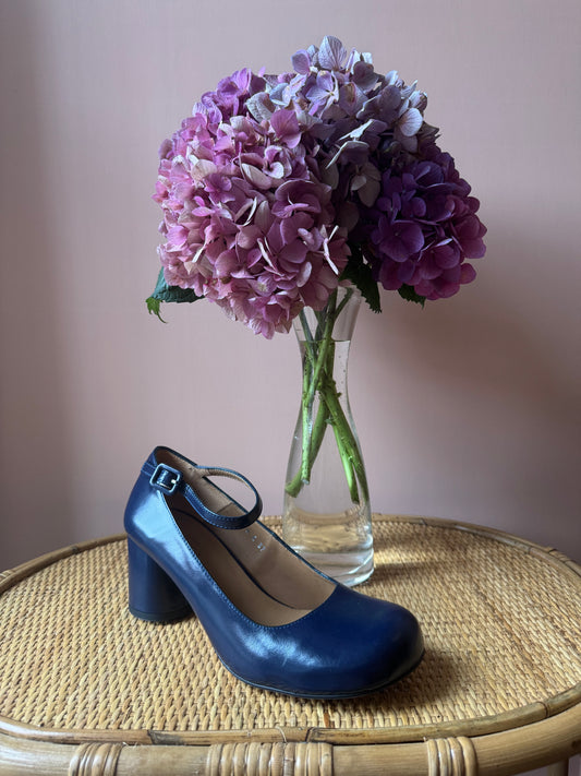 Décolleté blu Audley