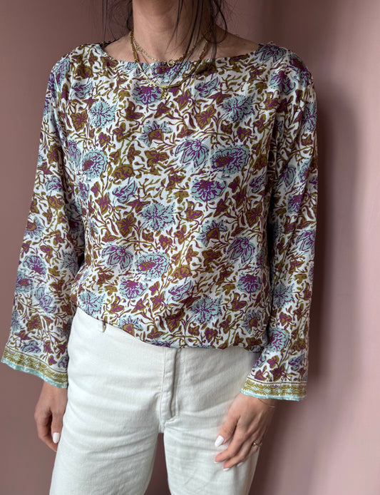 Blusa in seta