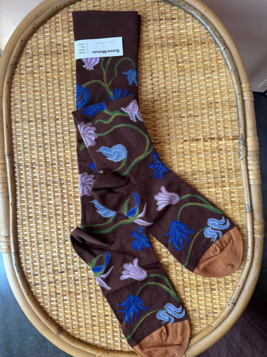 Calze lunghe fiori Bonne Maison