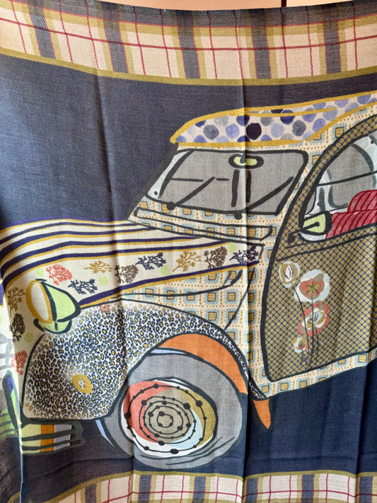 Sciarpe Franca blu Storiatipic