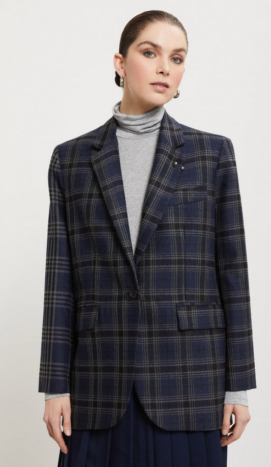 Giacca check Ottod’ame