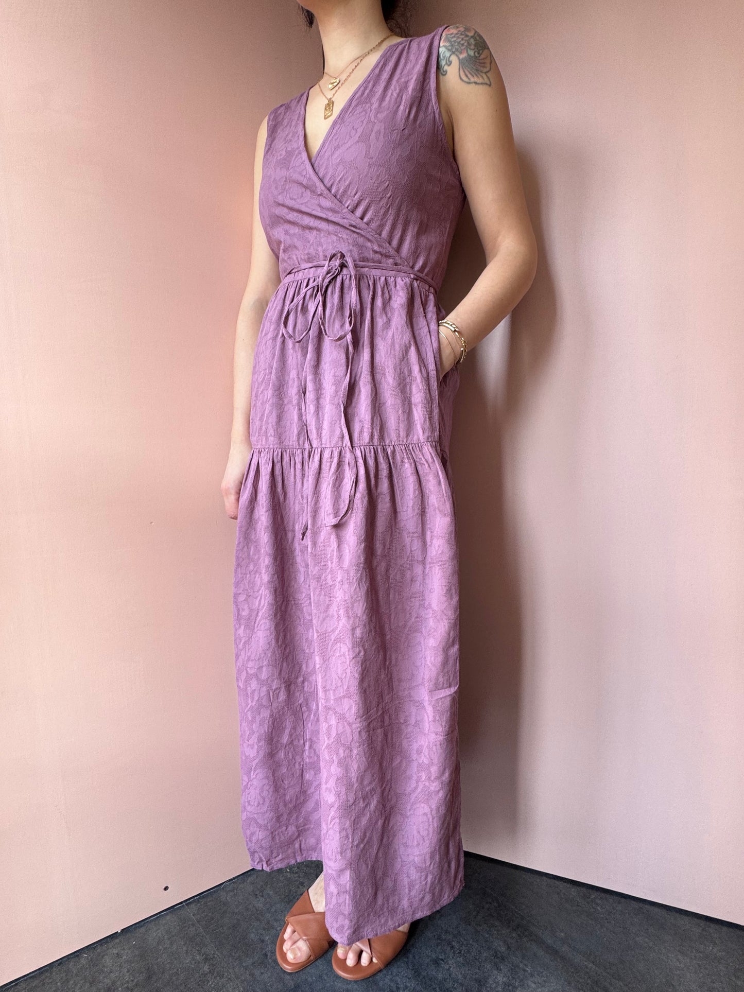 Abito incrociato malva NiceThings