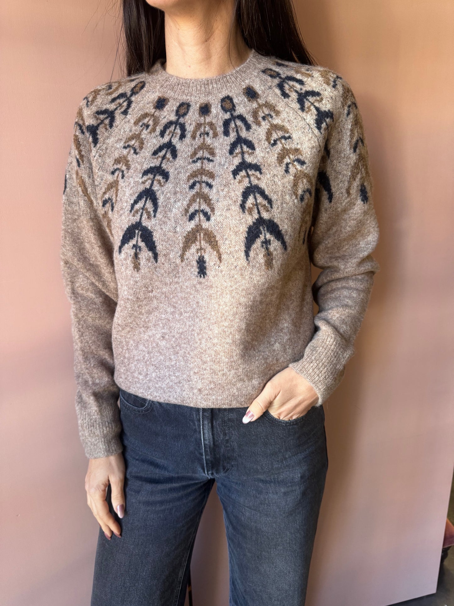 Maglia Norvegese beige NICE THINGS