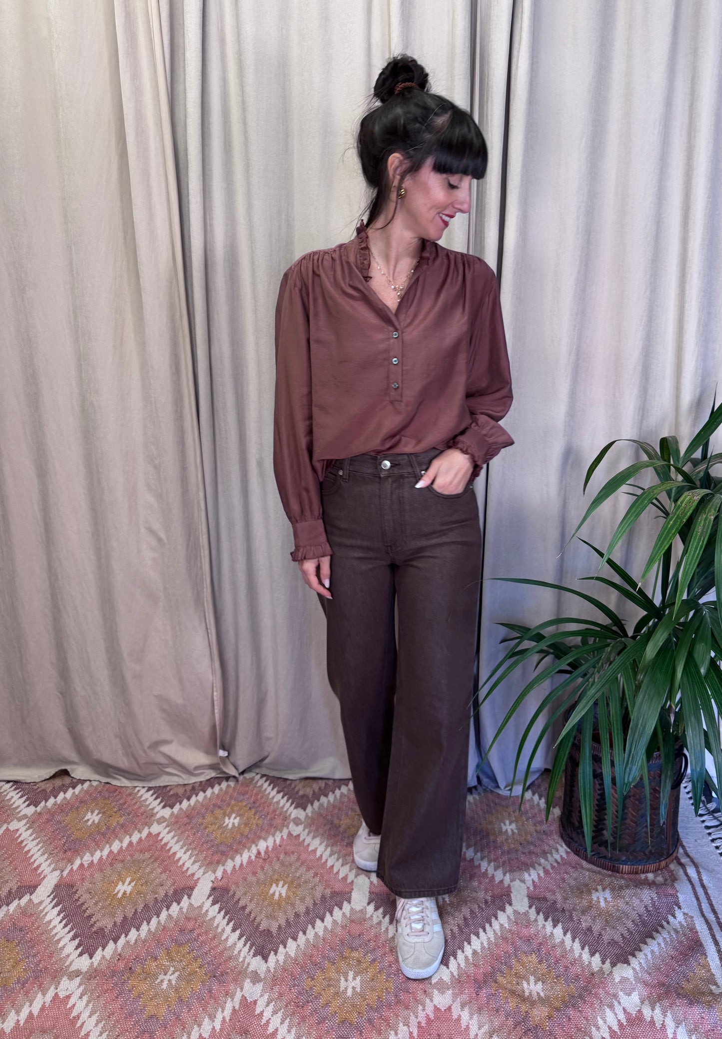 Jeans cacao Pomandére