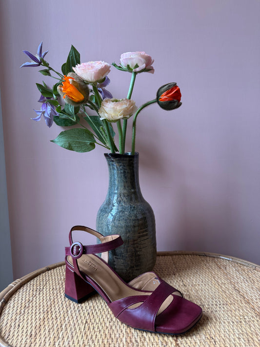 Sandalo bordeaux Audley