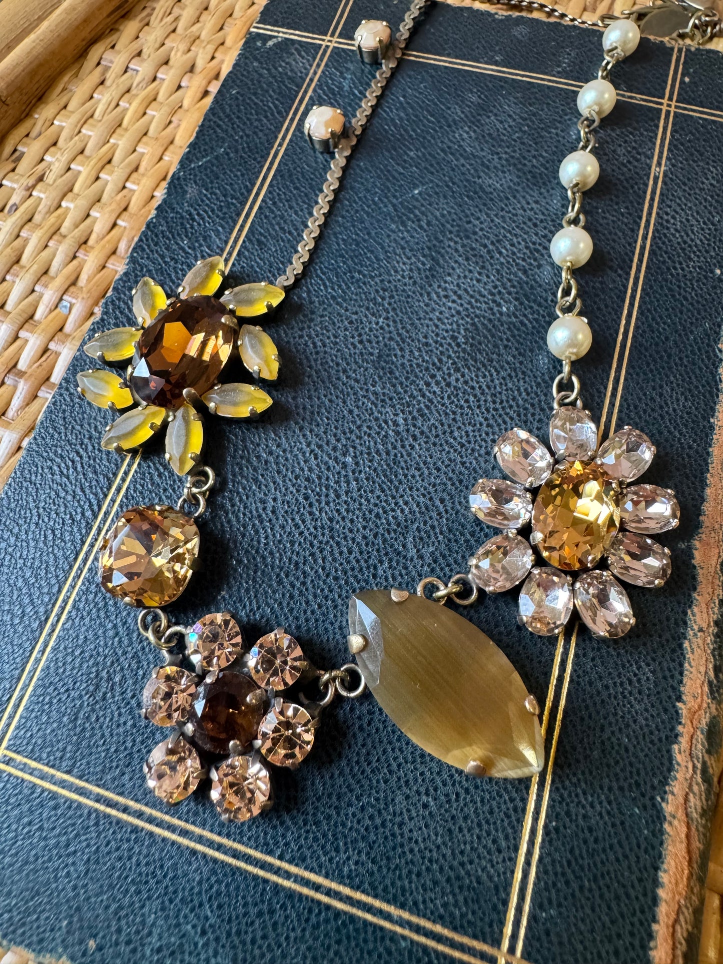 Collana mix fiori senape Unique