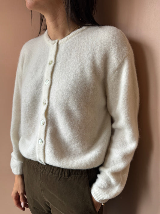 Cardigan VITO panna American Vintage