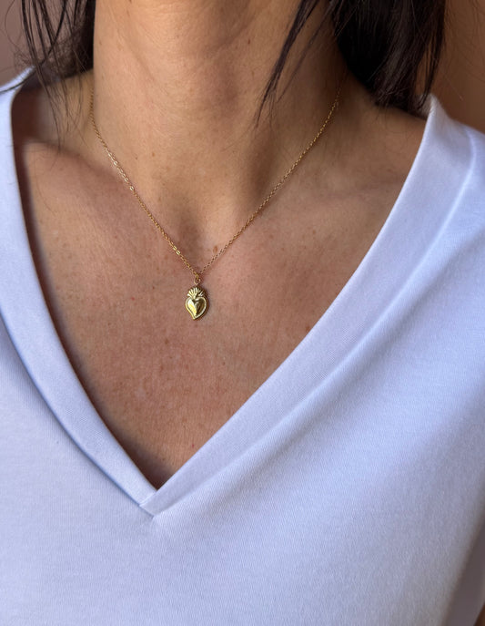 Girocollo cuore sacro piccolo