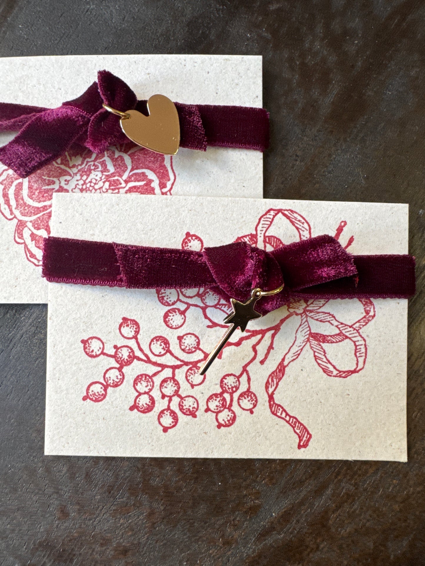 Bracciali in velluto Brioche Handmade