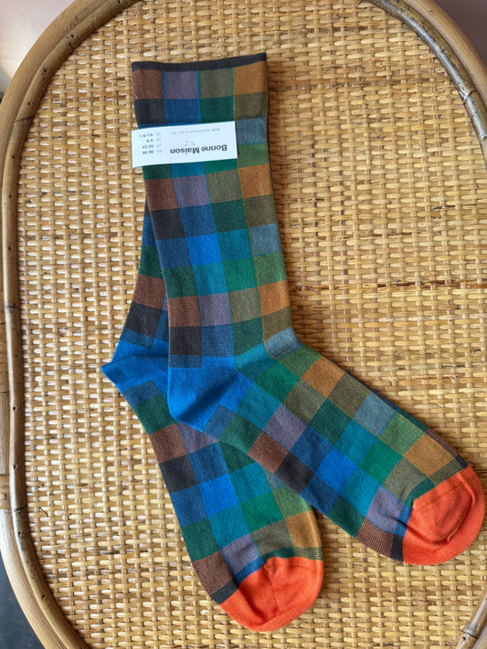 Calze ( anche num Uomo) quadri Bonne Maison