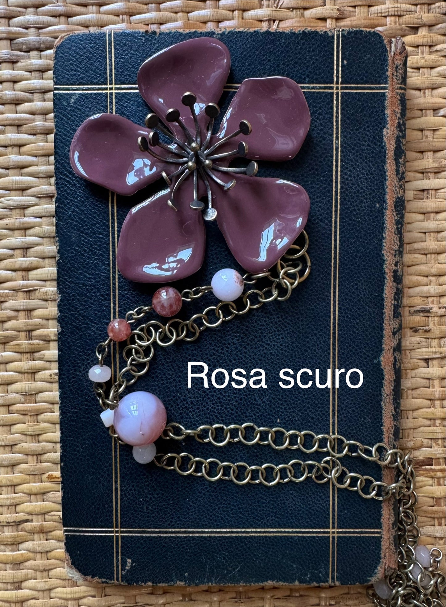 Collane fiore smaltato Unique