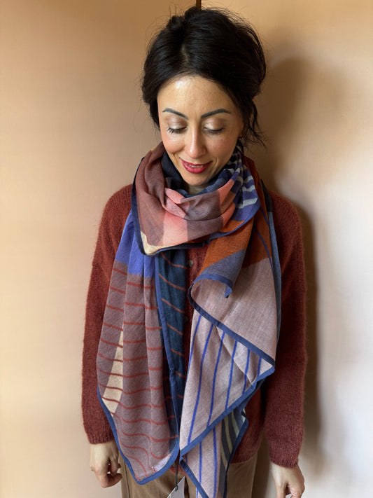 Sciarpa Zelda blu SHALLS