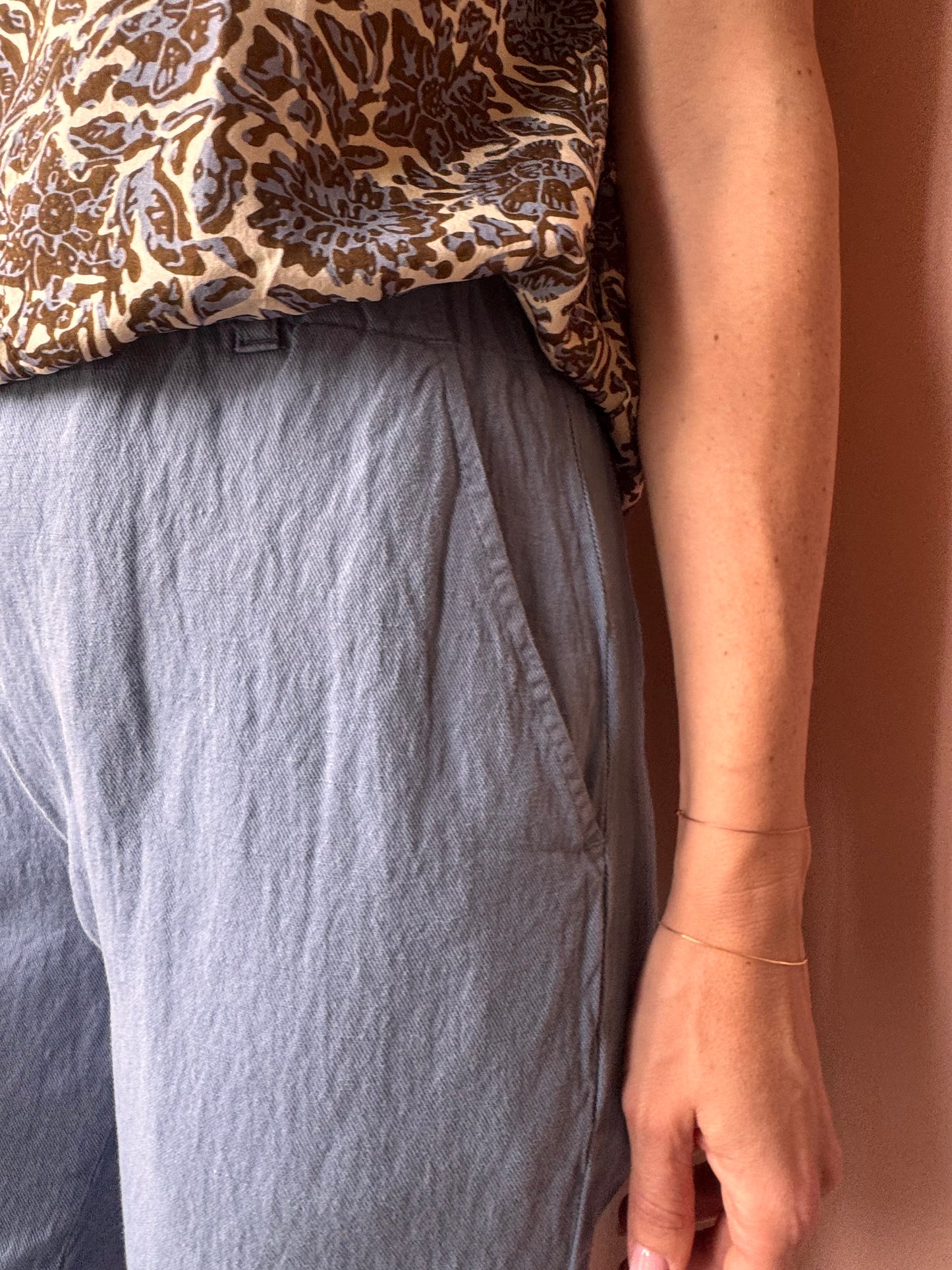 Pantaloni con elastico in vita indago BottegaChilometriZero (Copia)