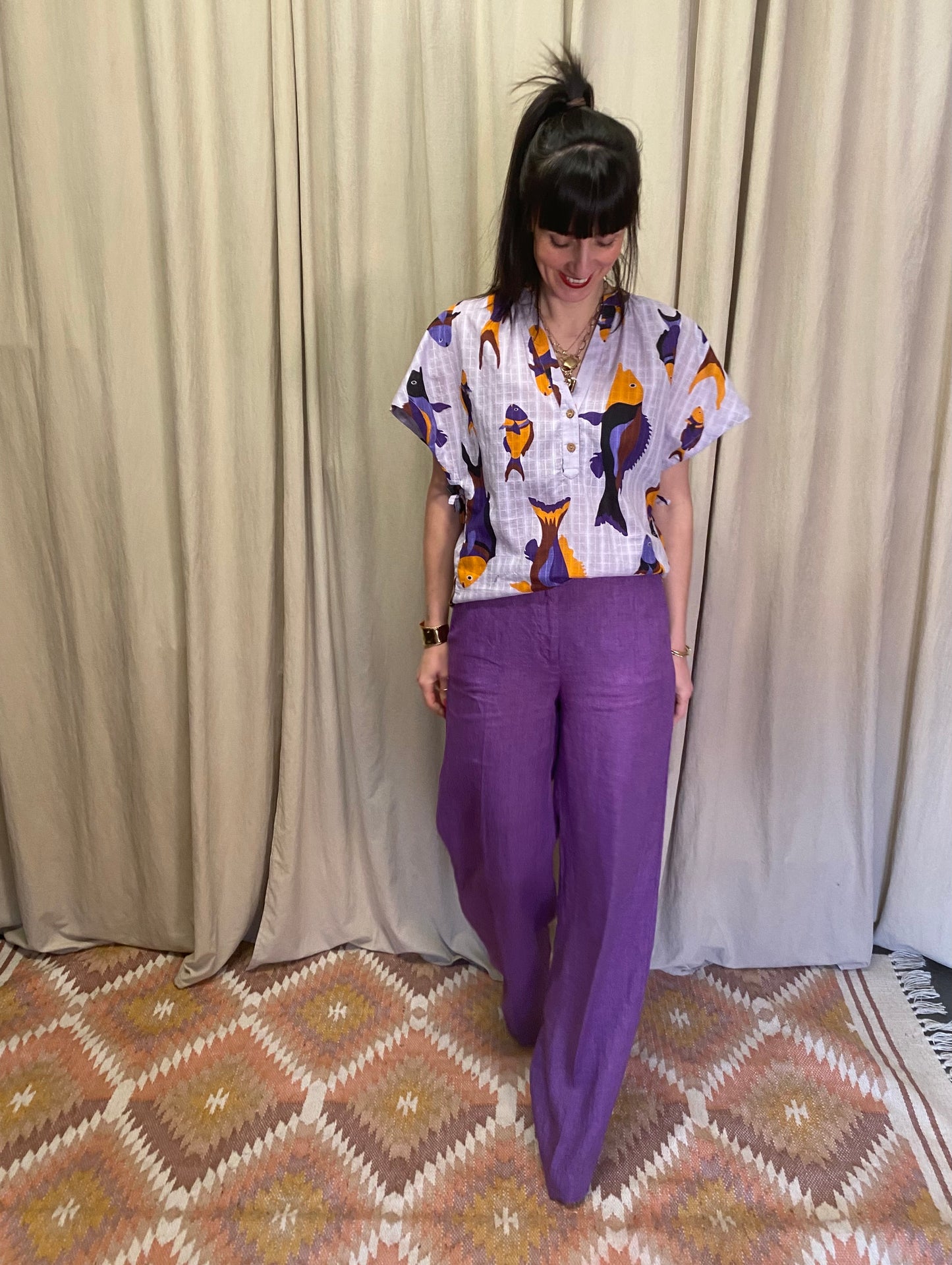 Pantaloni viola NiceThings