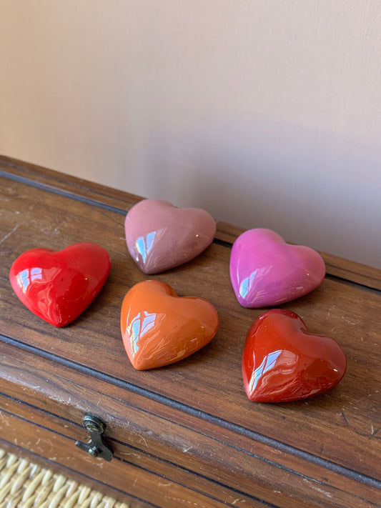 Spille cuore smaltato Unique
