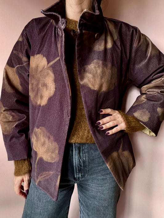 Giacca imbottita velluto BOTTEGA CHILOMETRI ZERO