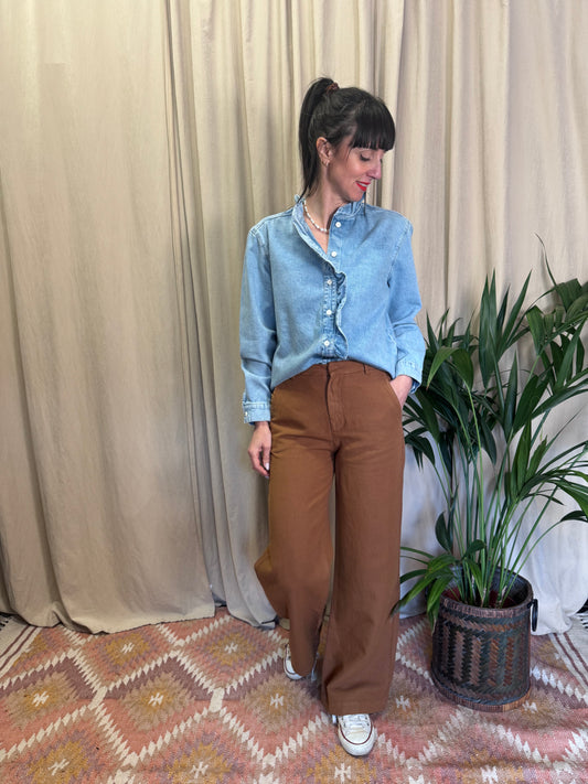 Pantaloni tabacco Pixie Madame Venice