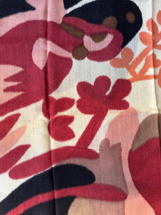 Sciarpa Bianco nero/rosa Ordi.to