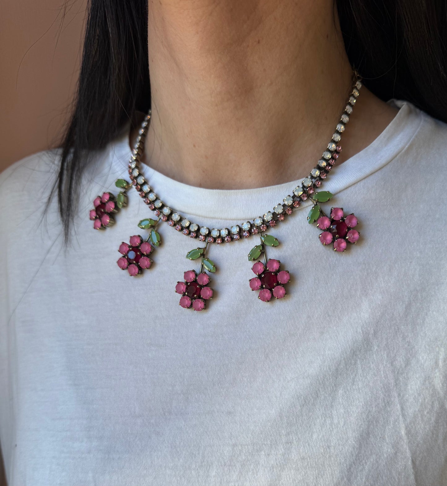 Collana Fiorella rosa UNIQUE