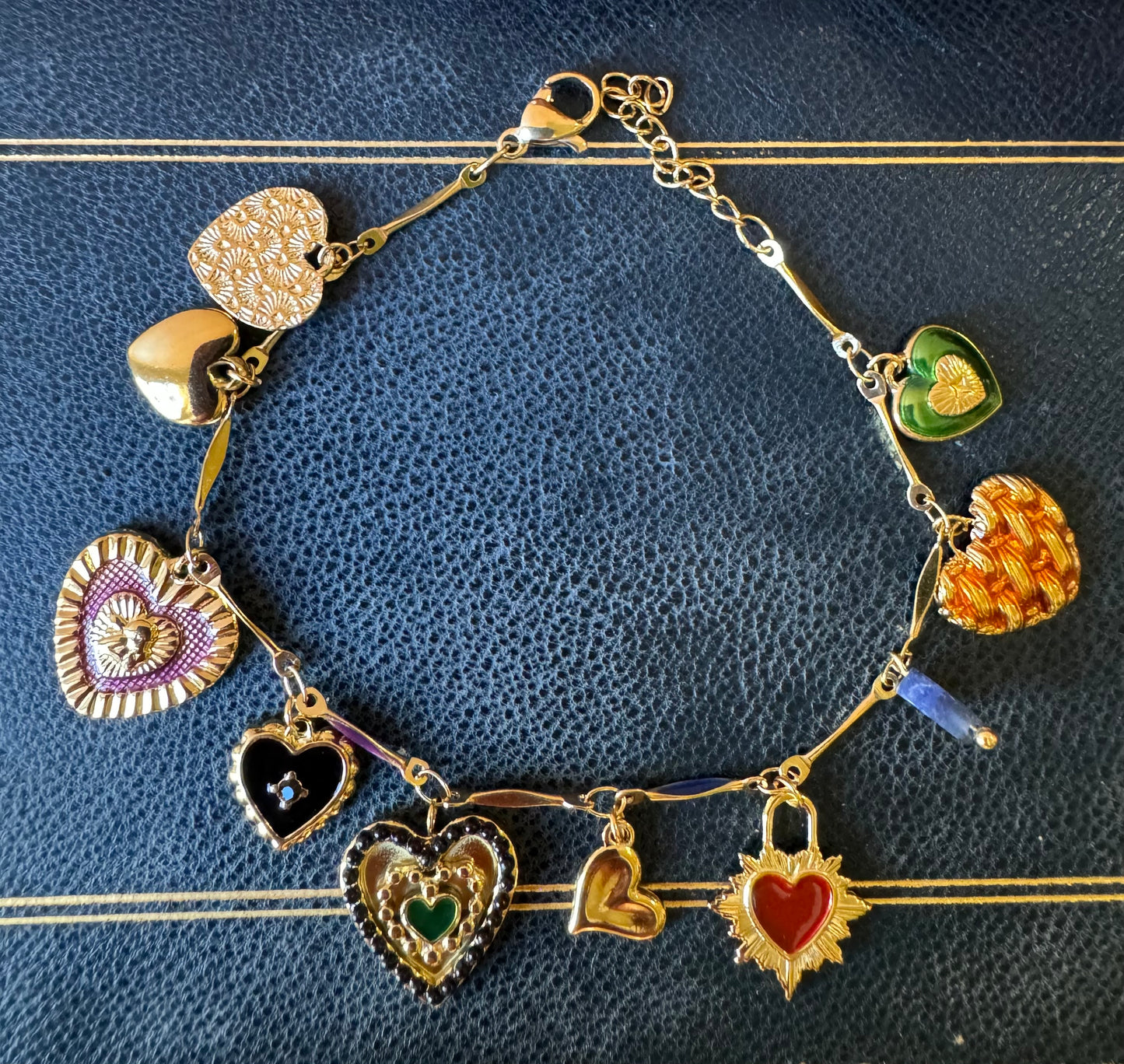 Bracciale Amuleti cuori