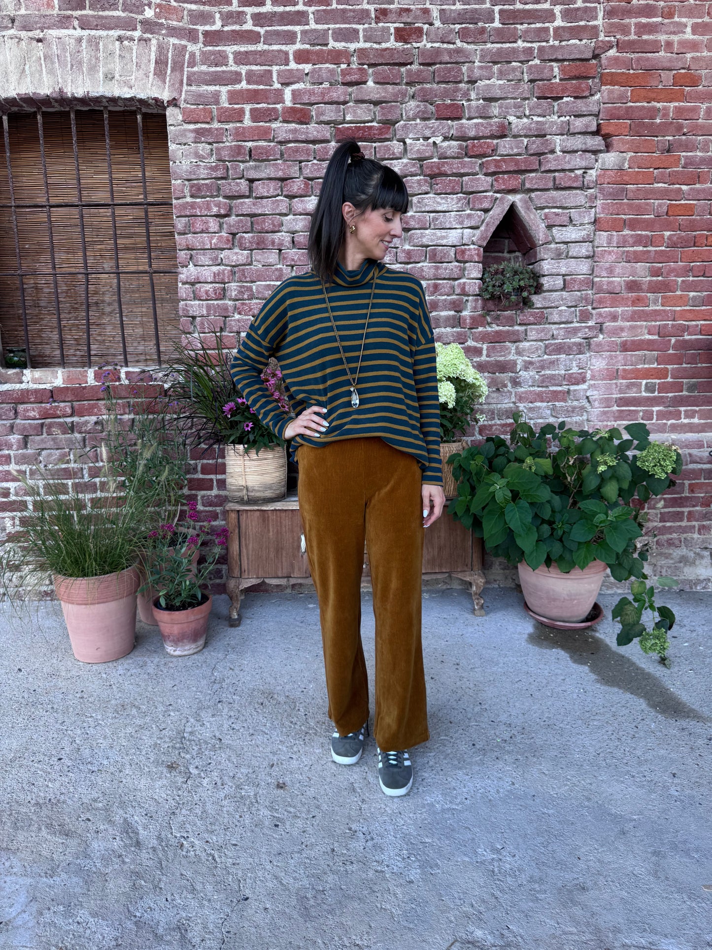 Maglia Jade Riga olio Mama B