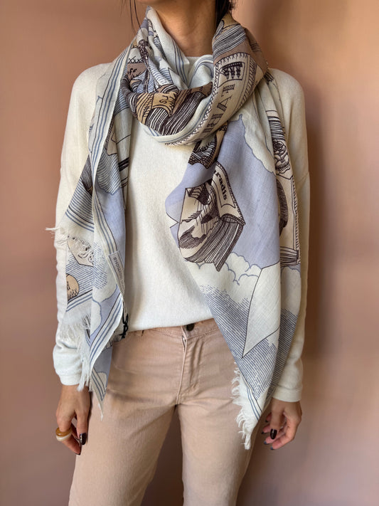 Sciarpa Editions beige Inoui