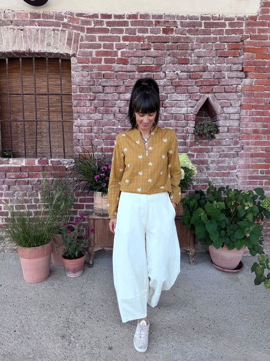 Pantaloni Rima Latte Mama B