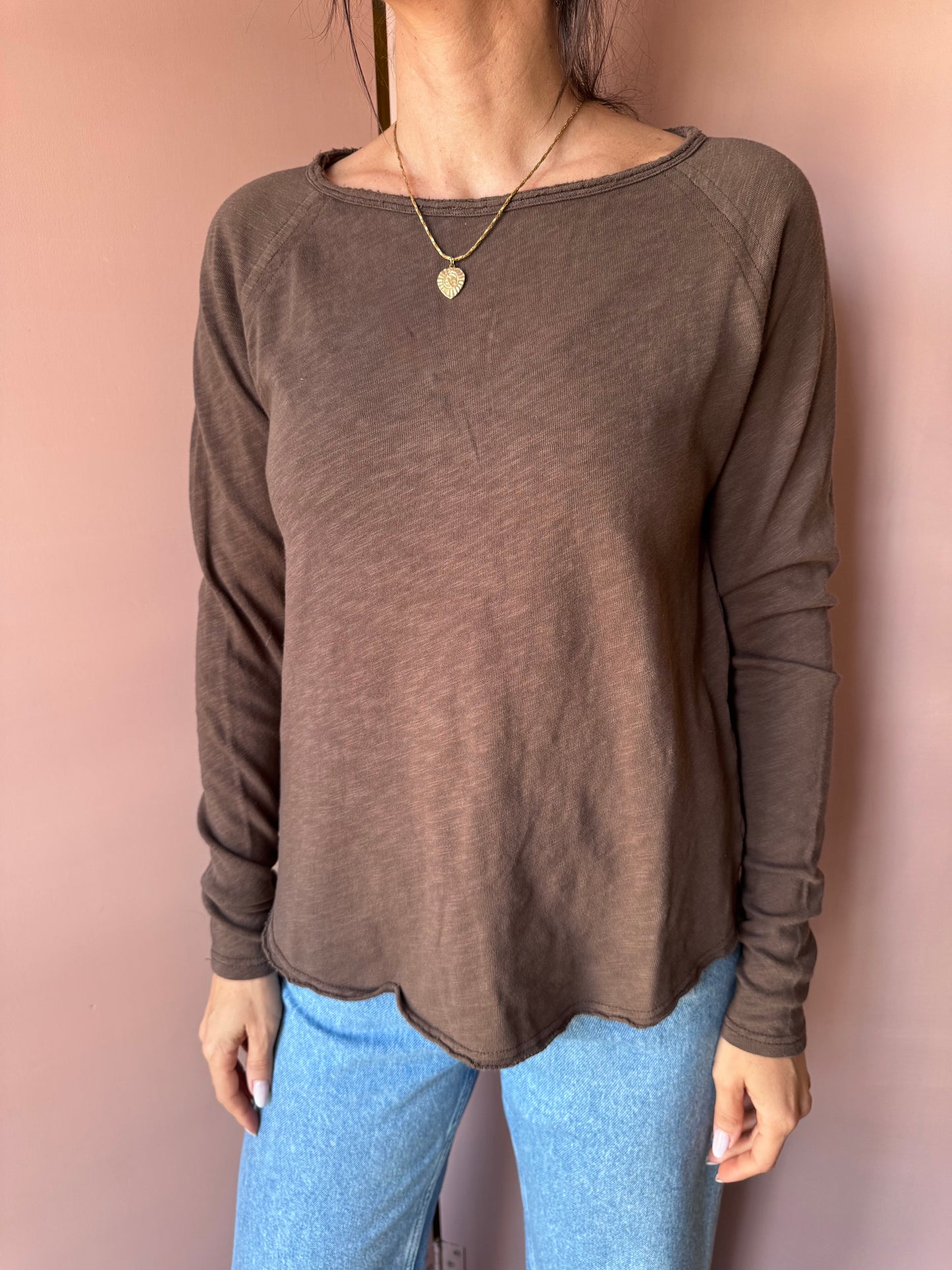 T-shirt SONOMA castagna American Vintage