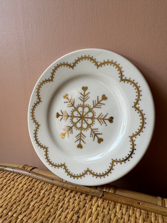 Piatto ILARIA.I “fiocco di neve”