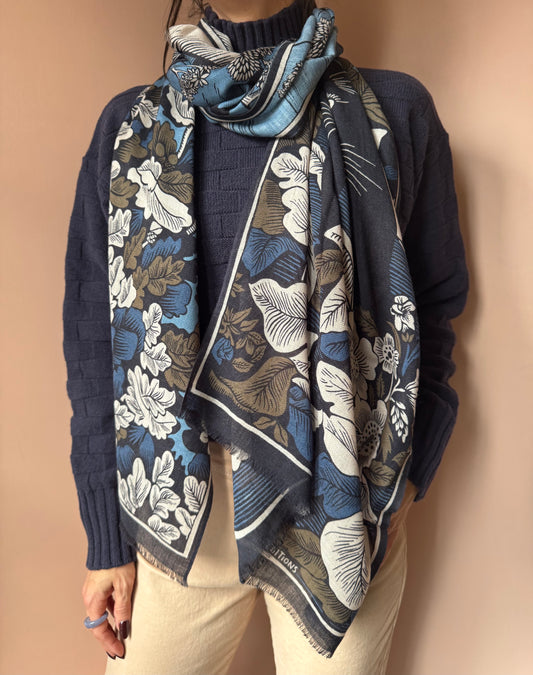 Sciarpa Panthere denim Inoui