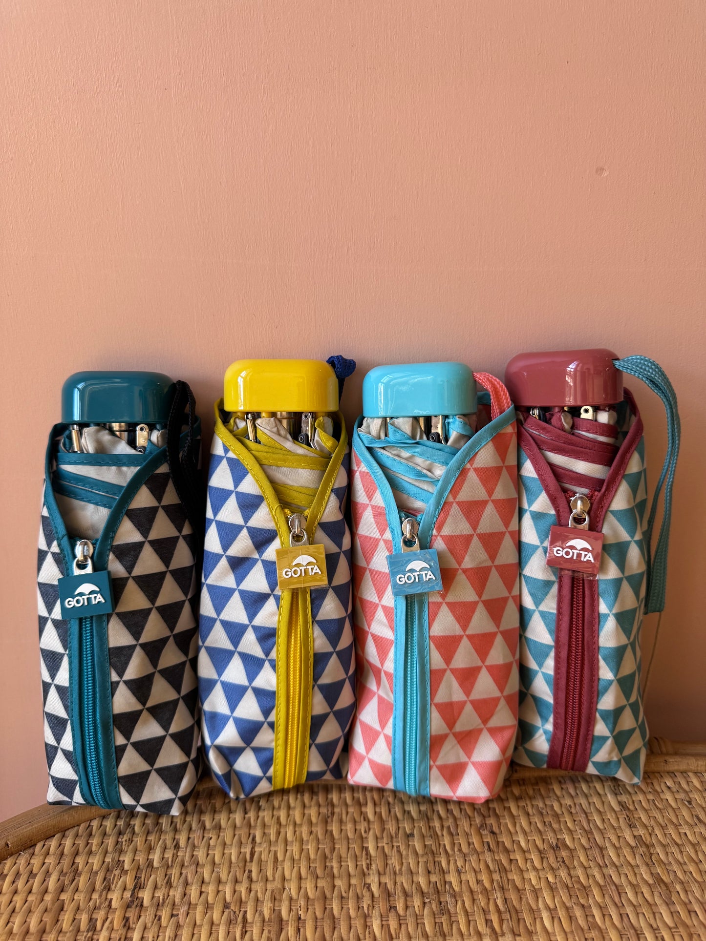 Ombrello pieghevole triangolini