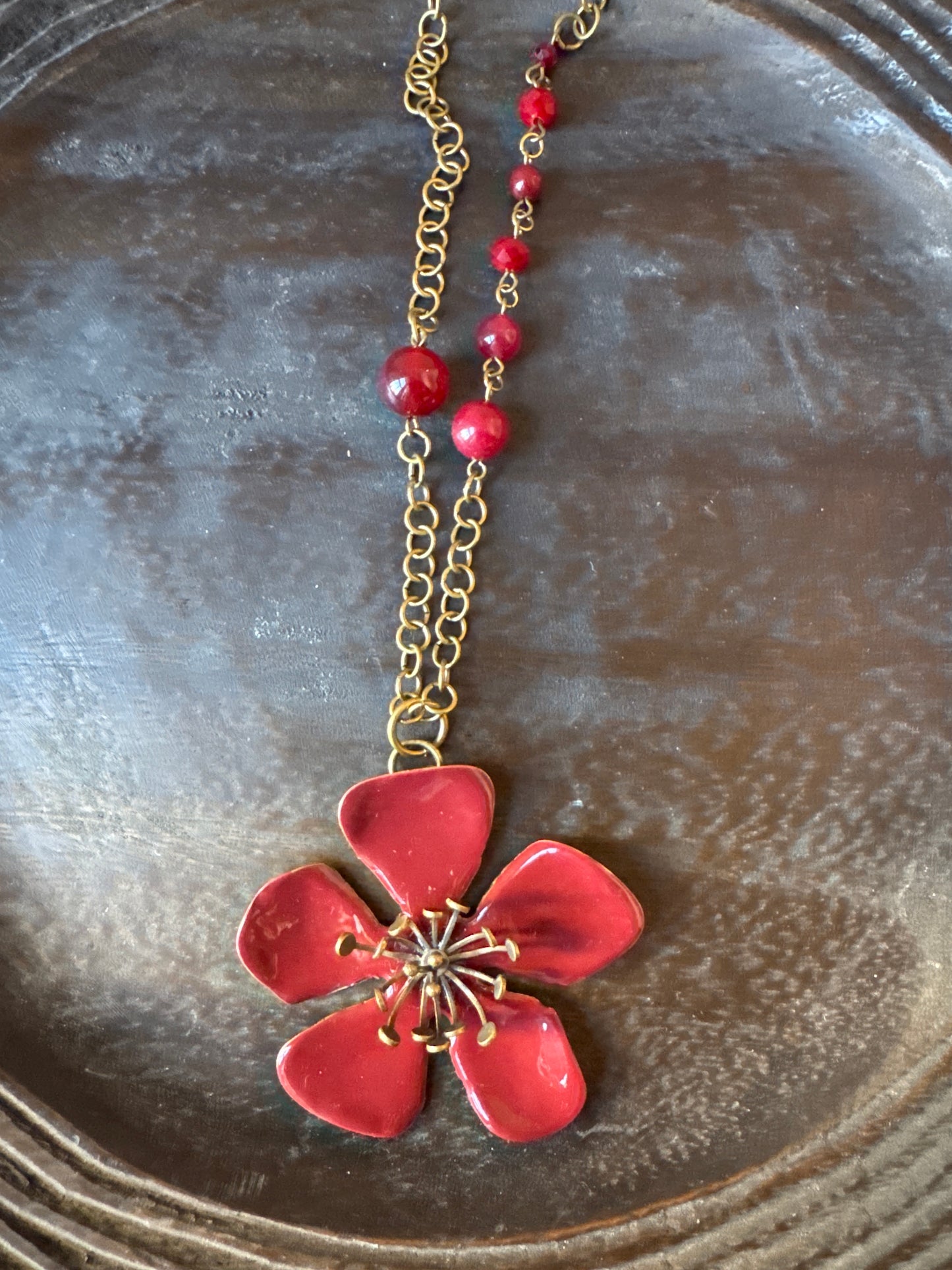 Collane fiore smaltato Unique