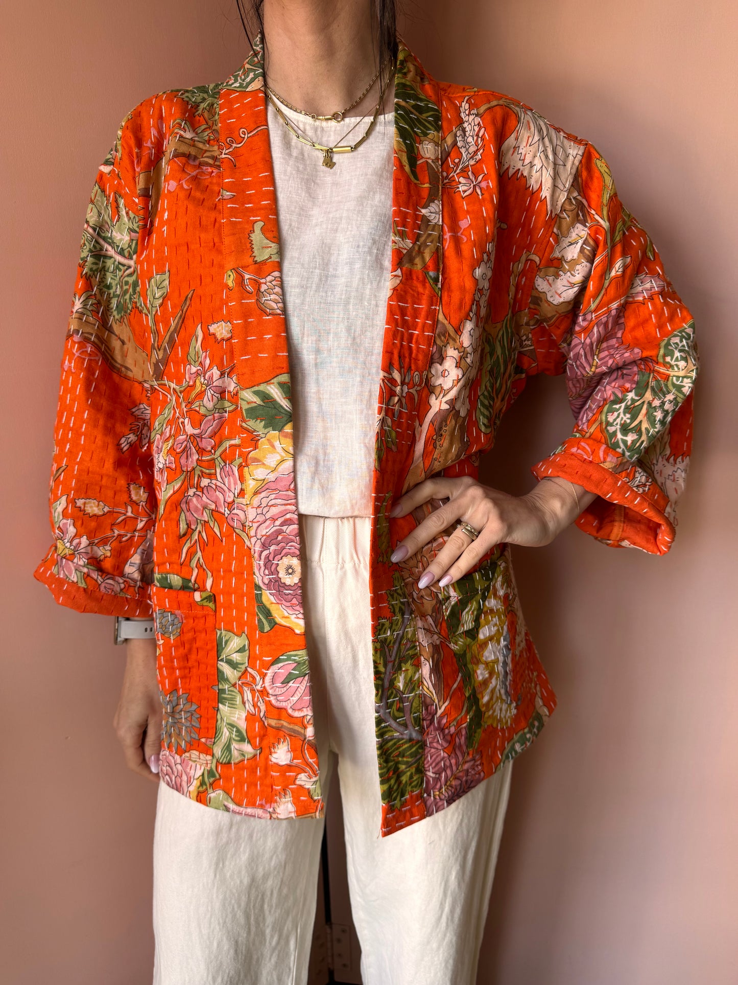 Giacca/Kimono arancio taglia unica