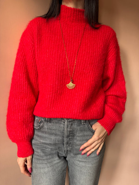 Maglione EAST rosso American Vintage